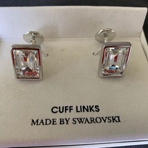 Swarovski Crystal Cuff Links